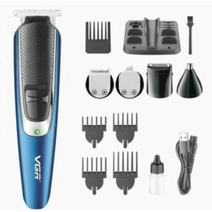 VGR V-172 set 5u1 — mašinica za kosu, bradu, nos i uši