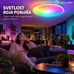 Wise pametna led plafonjera 24W, RGBCW